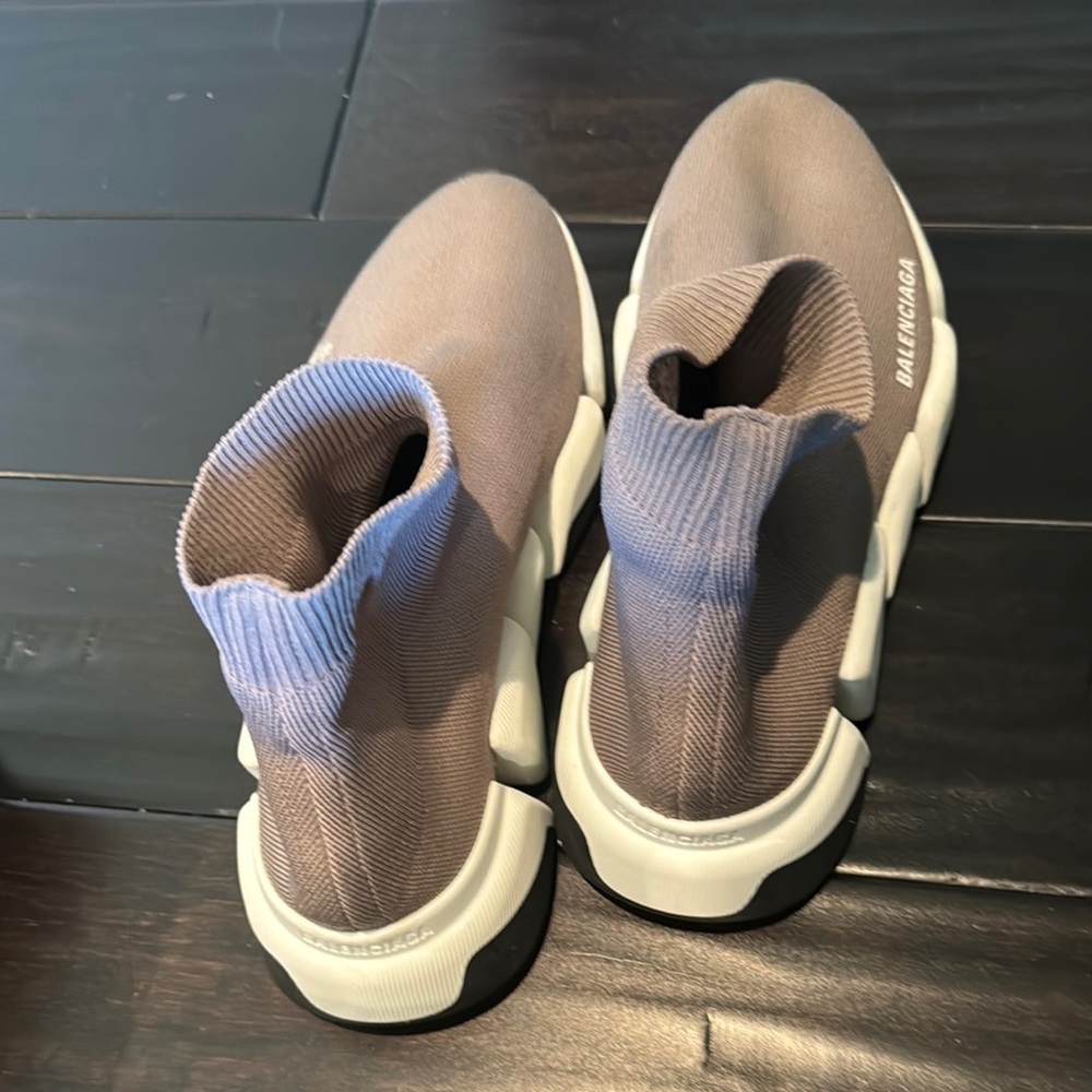 Balenciaga Taupe Sock Sneakers - Picture 4 of 4